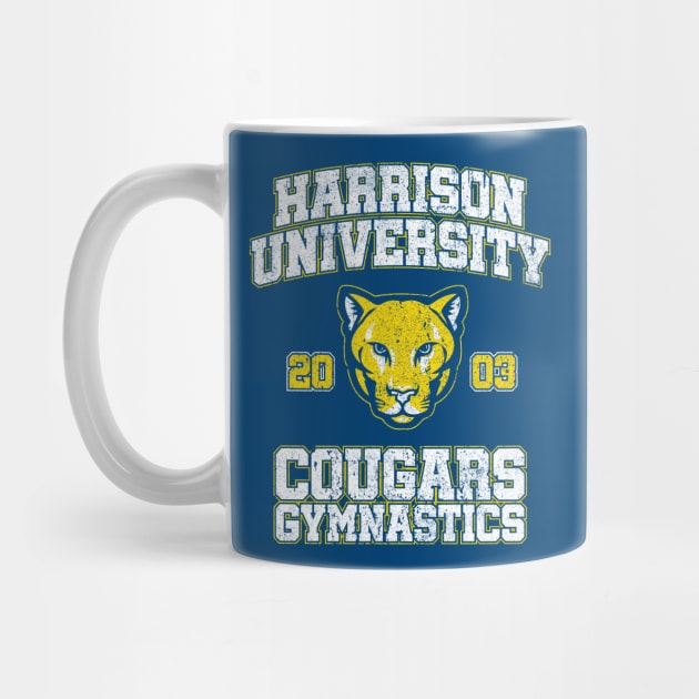 Harrison University Cougars Gymnastics (Variant) - Old School by huckblade